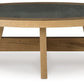 Brinstead - Light Brown - Oval Cocktail Table