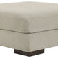 Lyndeboro - Wicker - Oversized Accent Ottoman