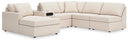 6 Pc. Sectional With Laf Corner Chaise And Audio Console