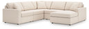 5 Pc. Sectional With Raf Corner Chaise, Wih Laf Corner Chair