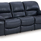 Leesworth - 3 Pc. - Power Reclining Sofa, Power Reclining Loveseat, Power Rocker Recliner - Ocean