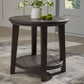 Celamar - Dark Brown - Round End Table