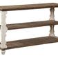 Alwyndale - Antique White / Brown - Console Sofa Table