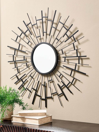 Garrenworth - Black - Accent Mirror - Forward Furniture