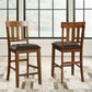 Ralene - Upholstered Barstool (Set of 2) - Medium Brown