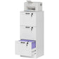 Vertical Filing Cabinet with 3 Drawers, Lock, File Cabinet for Home Office, A4 and Letter Size Files, White