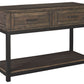 Johurst - Grayish Brown - Sofa Table