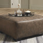 Abalone - Chocolate - Oversized Accent Ottoman