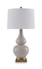Weswick - Ceramic Table Lamp - Cream / Gold Finish