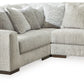 Regent Park - Pewter - 3-Piece Sectional