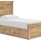 Makidern - Panel Storage Bed