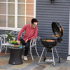 Portable Kettle Charcoal Grill for Outdoor Grilling Heat Control BBQ Barbecue
