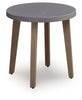 Harmony Headlands - Round End Table - Natural / Gray