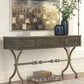 Quinnland - Antique Black - Console Sofa Table