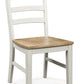 Purlaney - Antique White / Natural - Dining Room Side Chair (Set of 2)