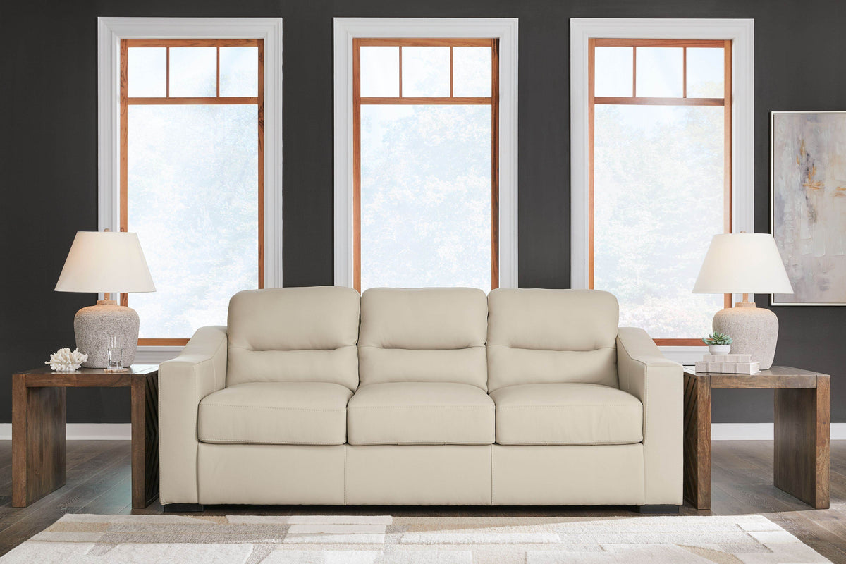 Treasure Trove - Almond - Sofa - Leather Match - Forward Furniture