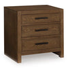 Ticanter - Three Drawer Night Stand - Brown