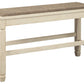 Bolanburg - Beige - Dbl Counter Uph Bench