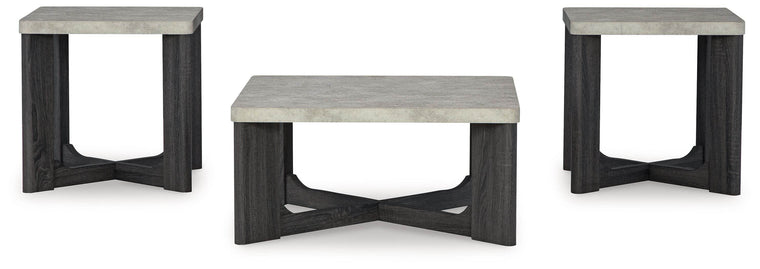 Sharstorm - Two-tone Gray - Occasional Table Set (Set of 3) - Forward Furniture