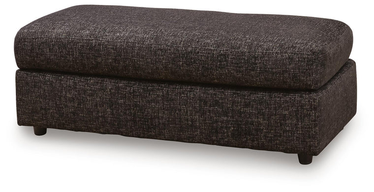 Lentiz - Oversized Accent Ottoman - Onyx