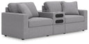 3 Pc. Sectional With Audio Console