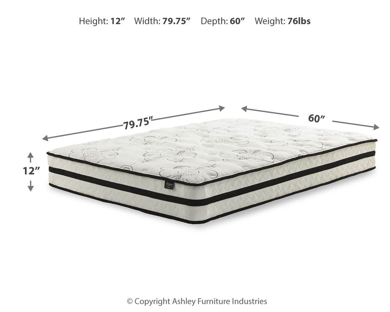 Chime 12 Inch Hybrid - Ultra Plush Hybrid Mattress - Forward Furniture