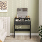 Makeup Vanity Desk with Mirror, for Bedroom, Modern Dressing Table with Drawers, Compartments, Black