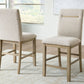Lasinger - Upholstered Barstool (Set of 2) - Light Brown