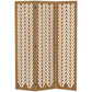 3 Panel Room Divider, 5.6ft Tall Wood Folding Privacy Screens, Freestanding Partition Wall Dividers, Light Brown