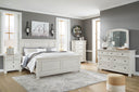 6 Pc. Bed, Dresser, Mirror, Chest