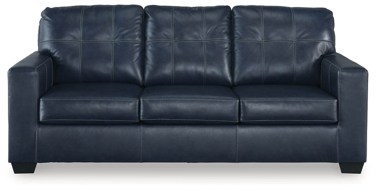 Santorine - Ocean - Sofa - Leather Match - Forward Furniture
