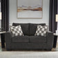 Loreo - Loveseat - Ebony