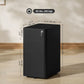 3 Drawer Filing Cabinet, Lockable Steel Office Storage Cabinet with Hanging Bar for Letter, A4, Legal Files, Black
