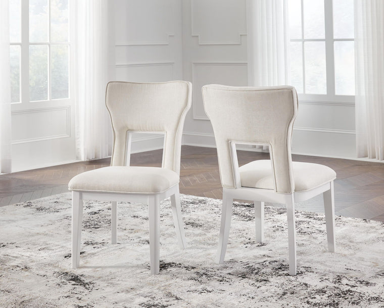 Chalanna - Dining Upholstered Side Chair (Set of 2) - White