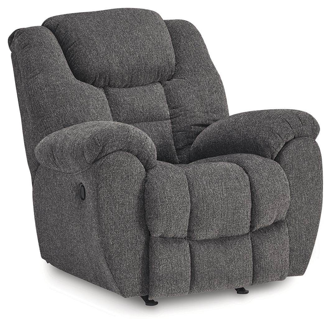 Foreside - Rocker Recliner - Fabric - Charcoal