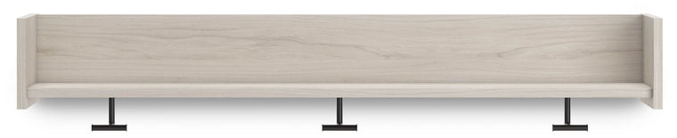 Socalle - Light Natural - Wall Mounted Coat Rack w/Shelf - Forward Furniture