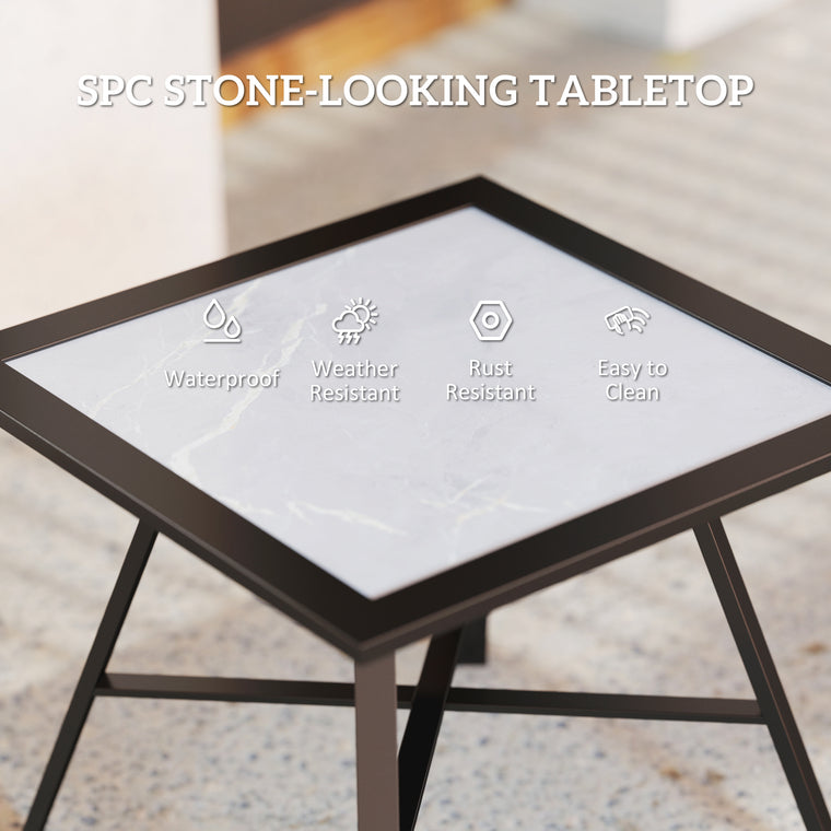 Small Side Table with SPC Tabletop