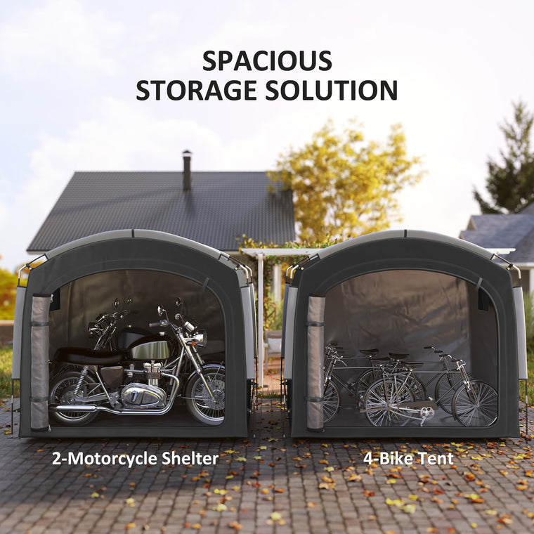Portable Bike Storage Tent, Fits 3-4 Bicycles