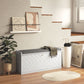 Shoe Storage with Seat, Upholstered Hallway Bench, Shoe Bench with Flip Drawer, Adjustable Shelf for 8-10 Pairs of Shoes