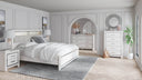 6 Pc. Bed, Dresser, Mirror, Chest