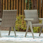 Cliff Trails - Arm Chair (Set of 2) - Beige