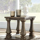 Johnelle - Gray - Rectangular End Table