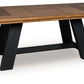 Greddinton - Dining Extension Table - Brown / Black