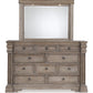 Blairhurst - Light Grayish Brown - Dresser And Mirror