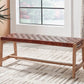 Lemmund - Natural / Brown - Accent Bench - Forward Furniture