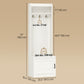 Modern Hall Tree with Shoe Storage Bench, Coat Rack and Shelves, White