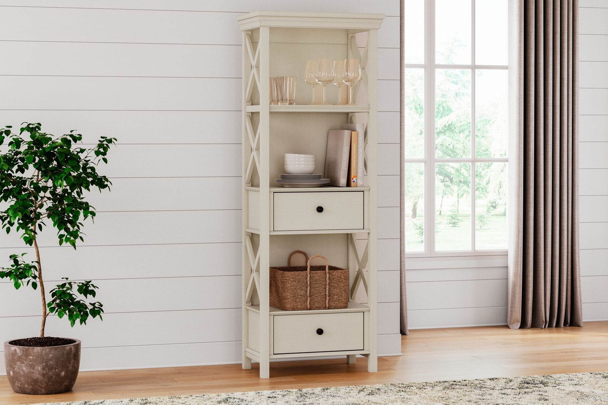 Bolanburg - Antique White - Display Cabinet - Forward Furniture