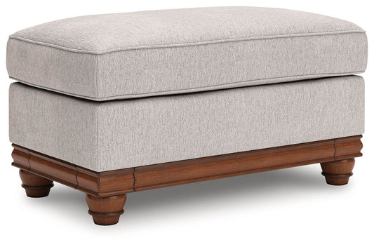 Clearbrooke - Sandstone - Ottoman - Forward Furniture