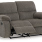 Scranto - Brindle - Reclining Loveseat - Fabric