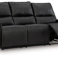 Glossmore - Reclining Sofa - Black